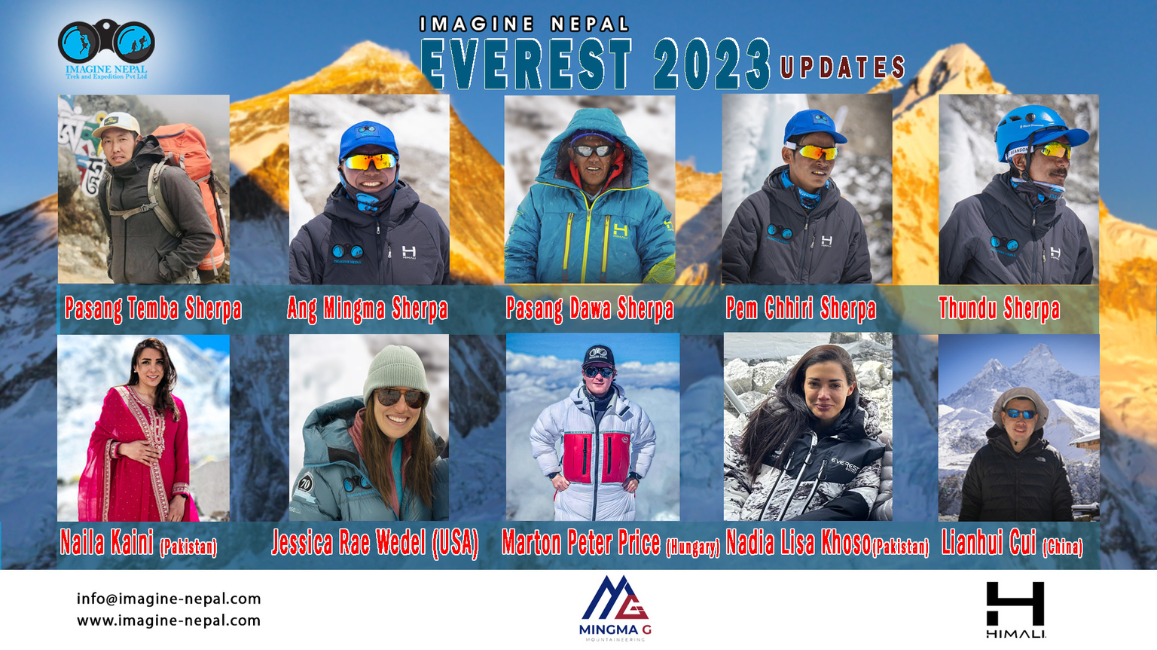 14 May 2023 Everest Summiteers